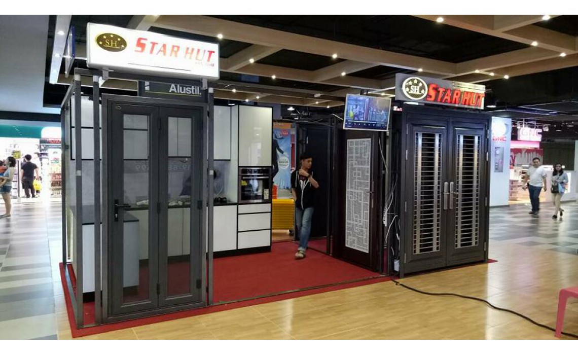 Vivacity Megamall Kuching Security Door exhibition